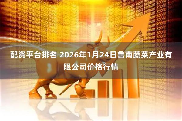 配资平台排名 2026年1月24日鲁南蔬菜产业有限公司价格行情